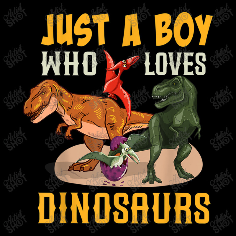 Just A Boy Who Loves Dinosaurs Young Paleontologist V-Neck Tee by Juan-Design | Artistshot