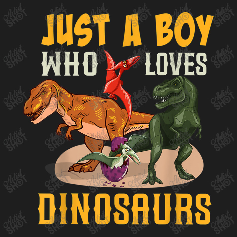 Just A Boy Who Loves Dinosaurs Young Paleontologist Classic T-shirt by Juan-Design | Artistshot