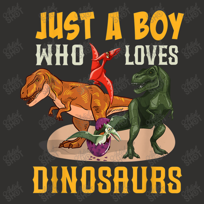 Just A Boy Who Loves Dinosaurs Young Paleontologist Champion Hoodie by Juan-Design | Artistshot