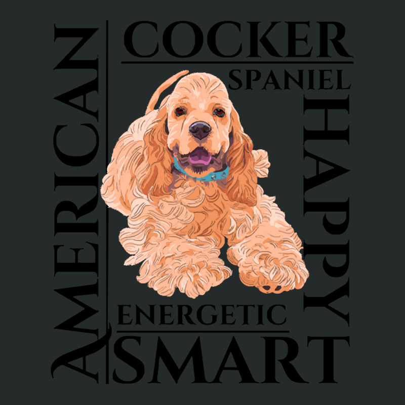 Cocker Spaniel T  Shirt Cocker Spaniel Dog Traits Gift T  Shirt Women's Triblend Scoop T-shirt by teenytinywonder | Artistshot