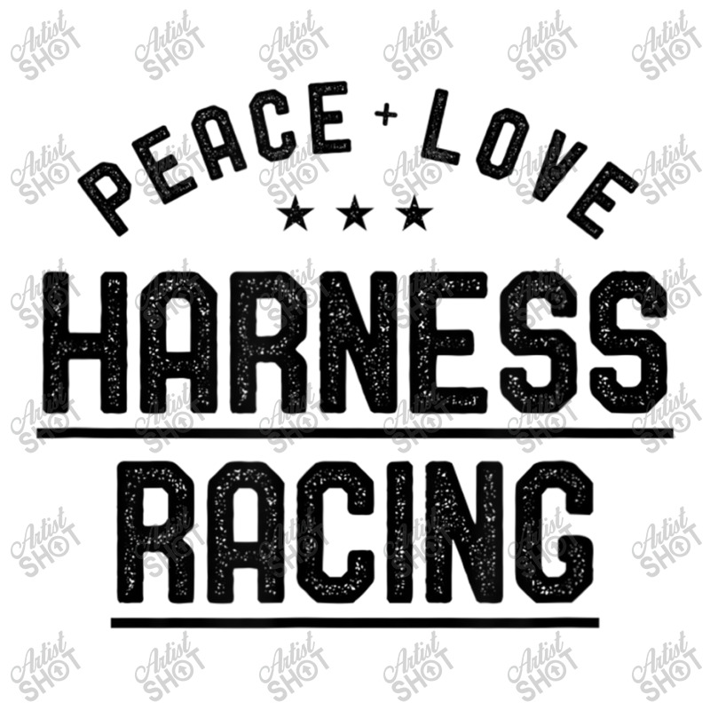 Peace Love Harness Racing Vintage Harness Racer Lover Gift V-neck Tee | Artistshot