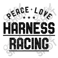 Peace Love Harness Racing Vintage Harness Racer Lover Gift Men's T-shirt Pajama Set | Artistshot