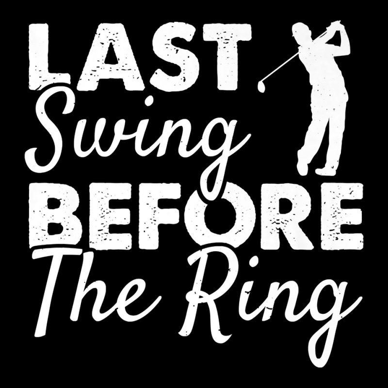 JOYMEMO Golf-Schärpe Für Junggesellenabschied – „Last Swing Before The Ring“, Satin, 9,4x160 Cm