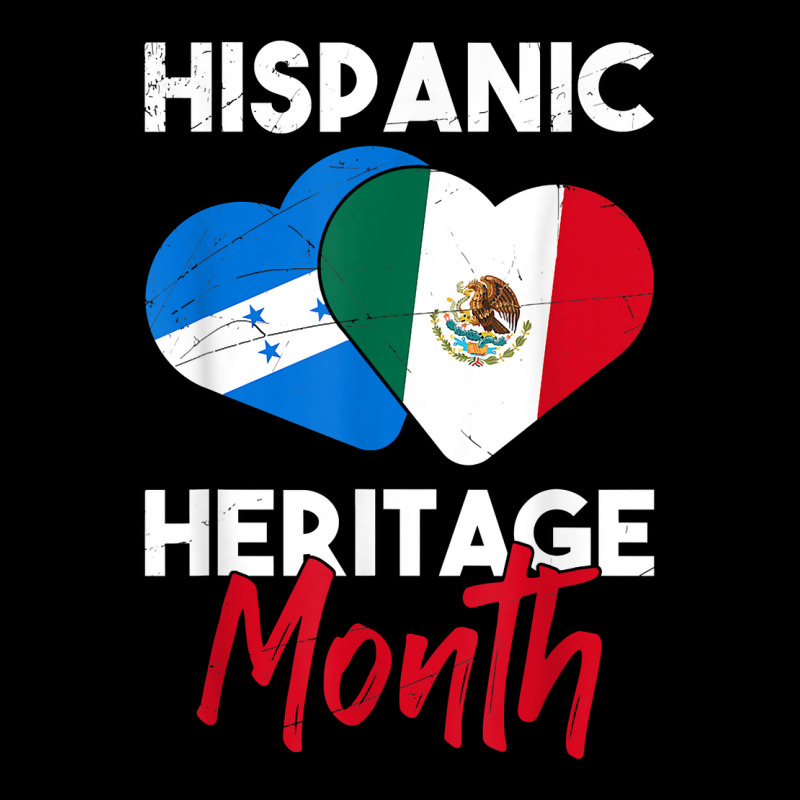 Latin Honduras Mexico Flag Heart Hispanic Heritage Month T Shirt Adjustable Cap by vorgasofaguiarb | Artistshot