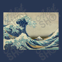 Great Wave Off The Coast Of Kanagawa By Katsushika Hokusai Men Denim Jacket | Artistshot