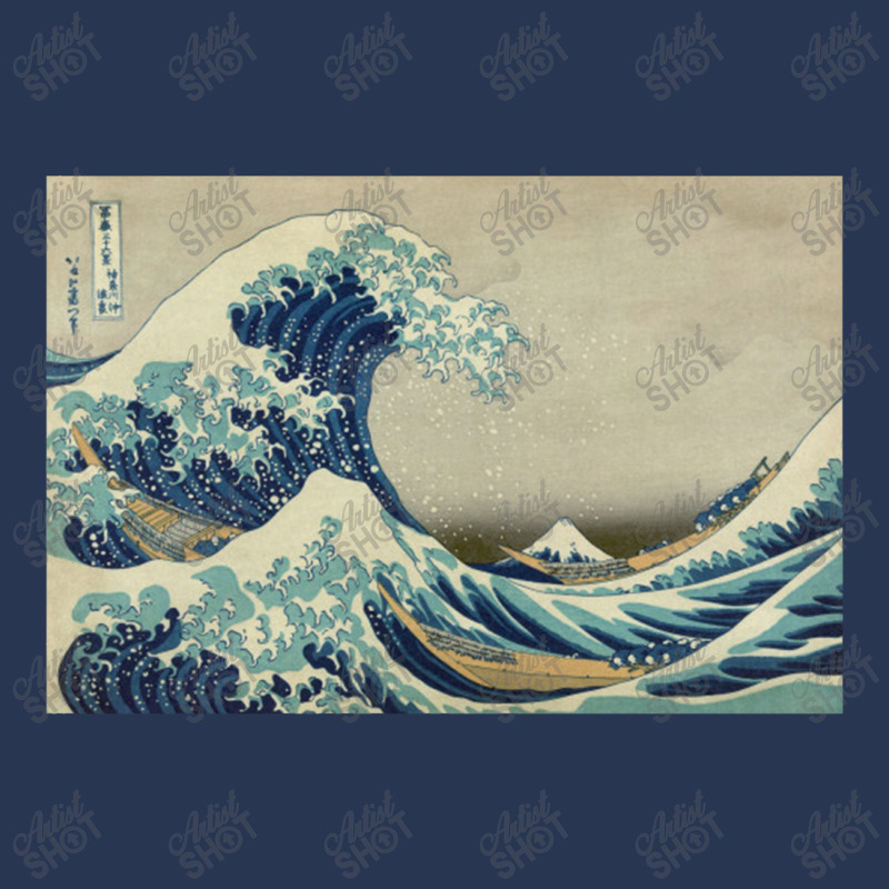 Great Wave Off The Coast Of Kanagawa By Katsushika Hokusai Men Denim Jacket by acesenpaii | Artistshot