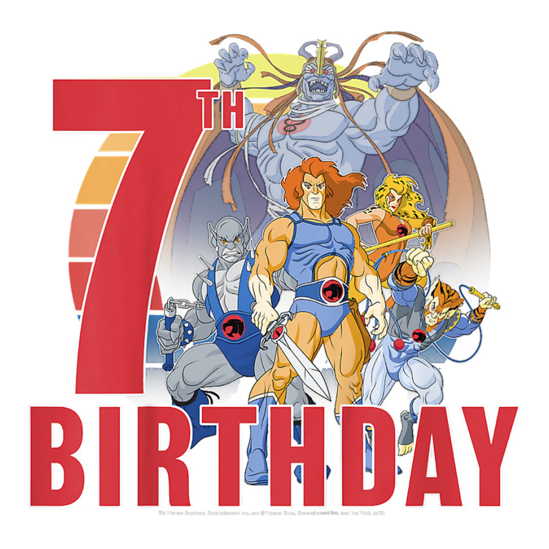 Kids Thundercats Happy 7th Birthday T Shirt Unisex Hoodie by uekirstockpg | Artistshot