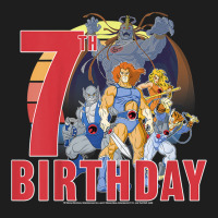 Kids Thundercats Happy 7th Birthday T Shirt Classic T-shirt | Artistshot