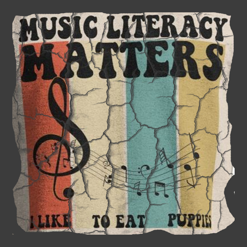 Music Literacy Matters I Like To Eat Puppies Men's Polo Shirt | Artistshot