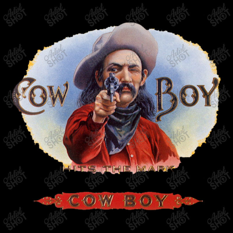 Vintage Cowboy Cigar Label Art Pocket T-Shirt by acesenpaii | Artistshot