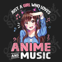 Just A Girl Who Loves Anime And Music Anime Lover Teen Girls Ladies Polo Shirt | Artistshot