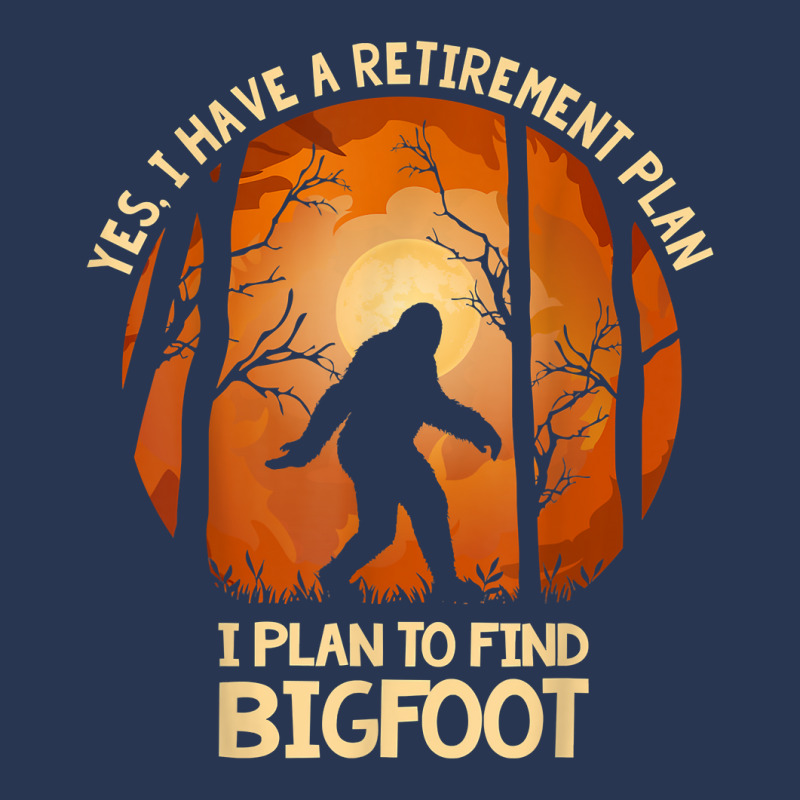 Yes I Do Have A Retirement Plan Find Bigfoot Sasquatch 2020 T Shirt Men Denim Jacket | Artistshot