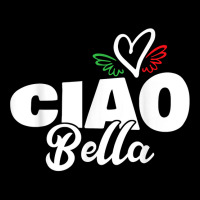 Ciao Bella Hello Beautiful Italian Heart Italy Expression T Shirt Long Sleeve Baby Bodysuit | Artistshot