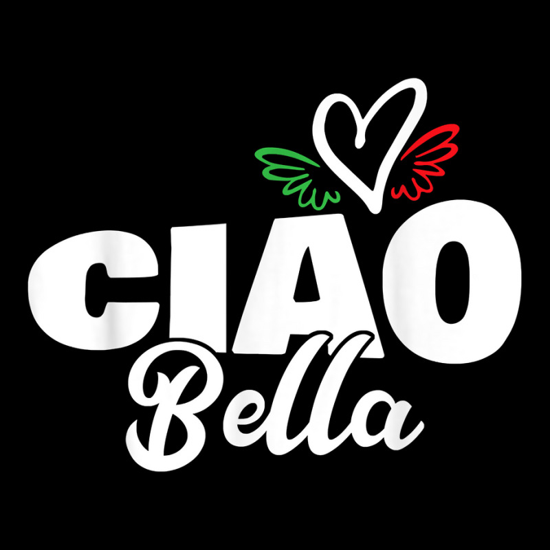 Ciao Bella Hello Beautiful Italian Heart Italy Expression T Shirt Long Sleeve Baby Bodysuit | Artistshot