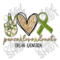 Womens Organ Donation Peace Love Donate Give Someone Life Donate Funny Unisex Hoodie | Artistshot