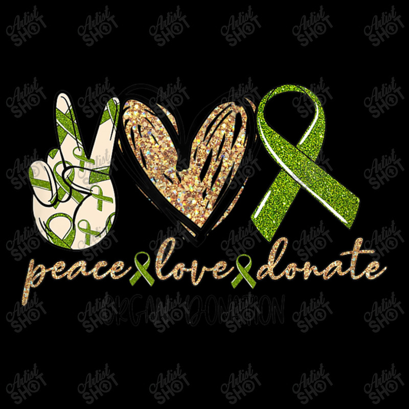 Womens Organ Donation Peace Love Donate Give Someone Life Donate Funny Lightweight Hoodie by CaleDesign | Artistshot