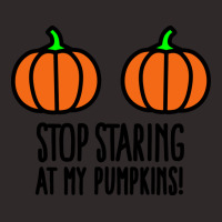 Stop Staring At My Pumpkins - Halloween Boobs Racerback Tank | Artistshot