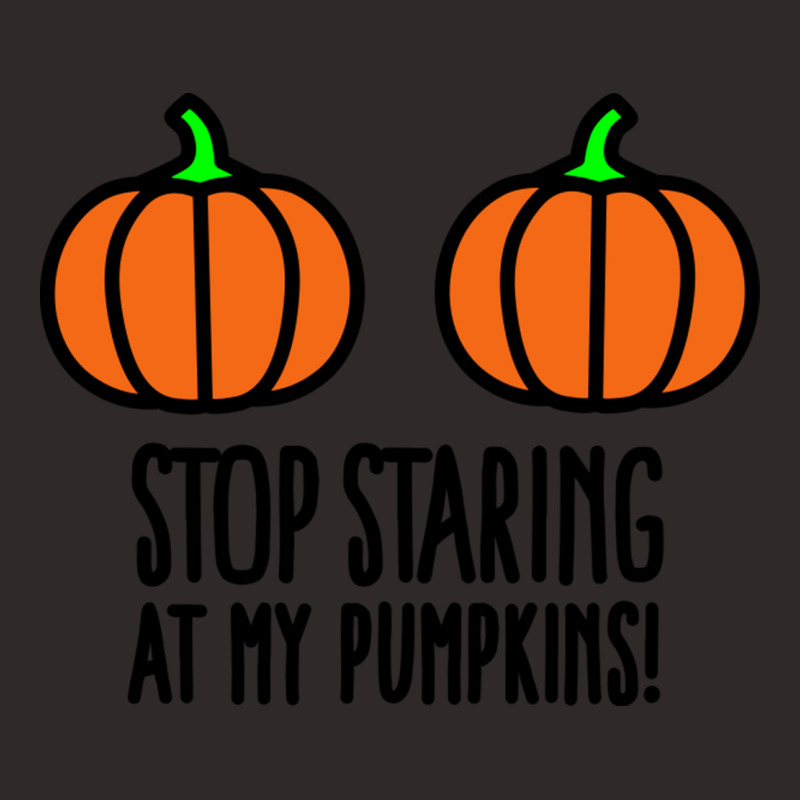 Stop Staring At My Pumpkins - Halloween Boobs Racerback Tank by AllenYoder | Artistshot