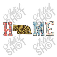 Home State Nebraska Map With Floral Pattern And Leopard Texture Baby Bodysuit | Artistshot