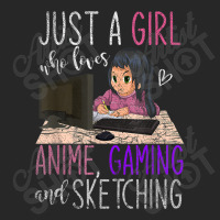 Just A Girl Who Loves Anime Gaming And Sketching Anime Women's Pajamas Set | Artistshot