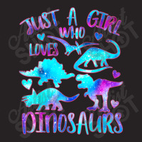 Just A Girl Who Loves Dinosaurs  Dinosaur Theme Teen Girls Vintage Cap | Artistshot