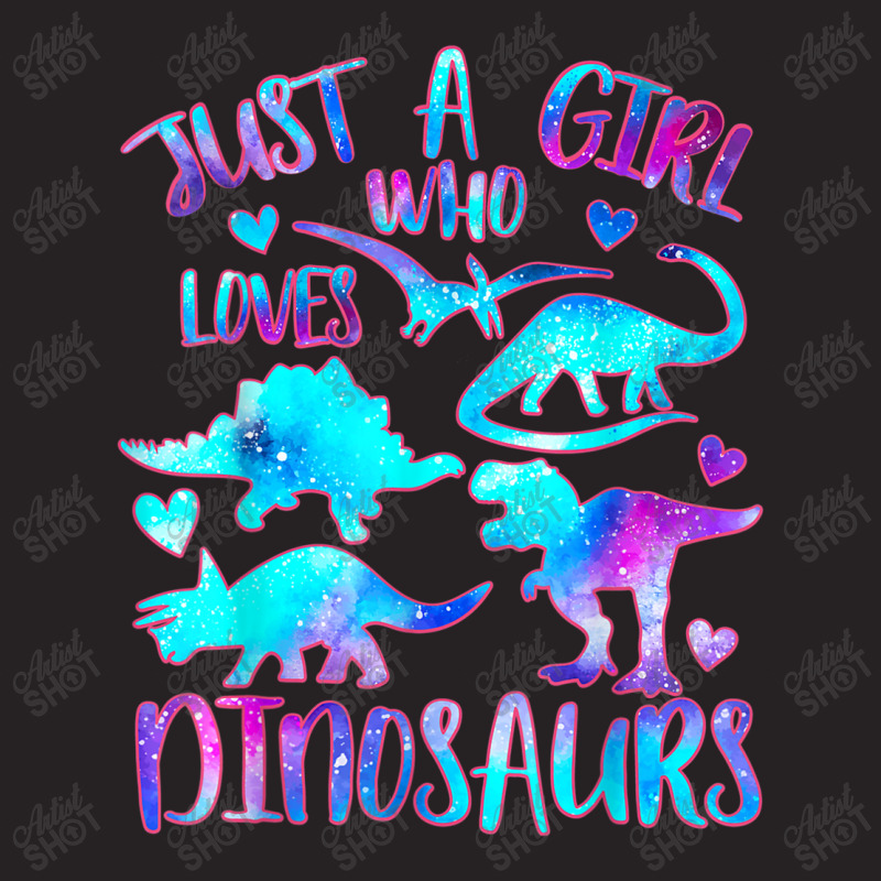 Just A Girl Who Loves Dinosaurs  Dinosaur Theme Teen Girls Vintage Cap by Juan-Design | Artistshot