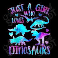 Just A Girl Who Loves Dinosaurs  Dinosaur Theme Teen Girls Women's V-neck T-shirt | Artistshot