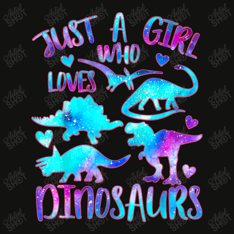 Just A Girl Who Loves Dinosaurs  Dinosaur Theme Teen Girls Scorecard Crop Tee by Juan-Design | Artistshot