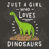 Just A Girl Who Loves Dinosaurs Brachiosaurus Paleontologist Bucket Hat | Artistshot