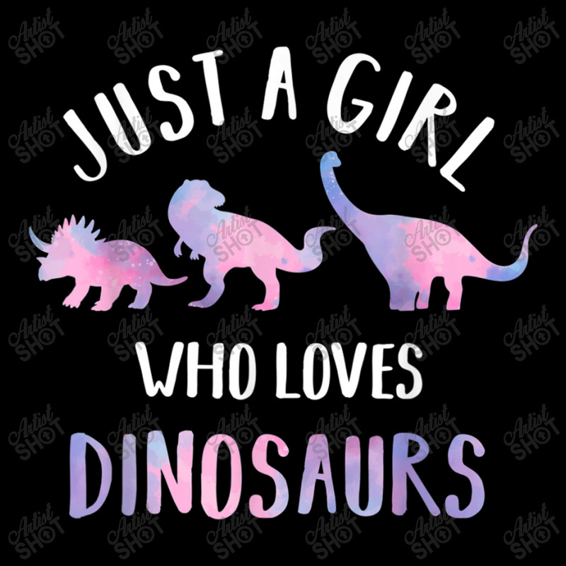 Just A Girl Who Loves Dinosaurs Cute Floral Dino Lover Adjustable Cap by Juan-Design | Artistshot