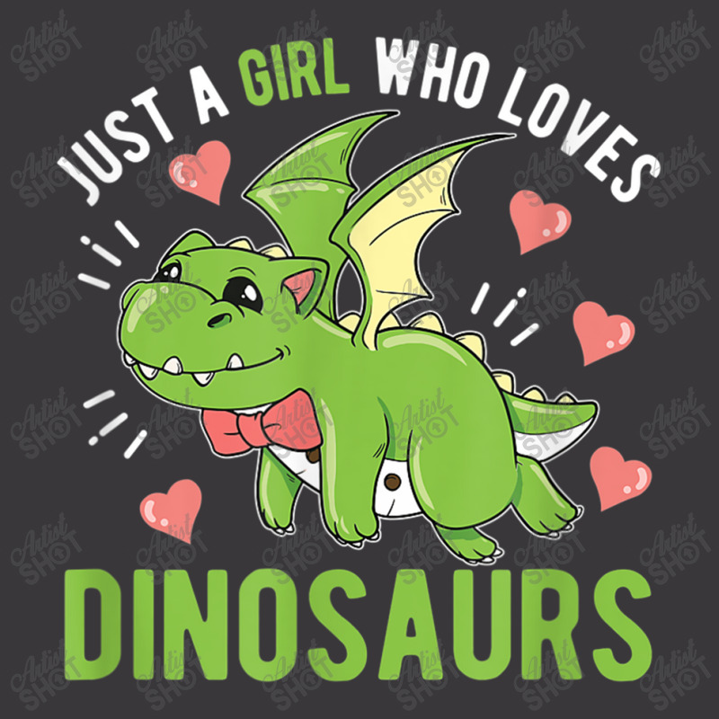 Just A Girl Who Loves Dinosaurs Dino Ladies Curvy T-Shirt by Juan-Design | Artistshot