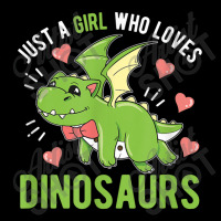 Just A Girl Who Loves Dinosaurs Dino Maternity Scoop Neck T-shirt | Artistshot