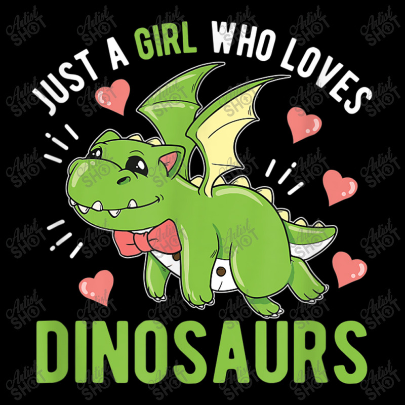 Just A Girl Who Loves Dinosaurs Dino Maternity Scoop Neck T-shirt by Juan-Design | Artistshot