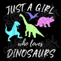 Just A Girl Who Loves Dinosaurs Dinosaur Theme Cropped Hoodie | Artistshot