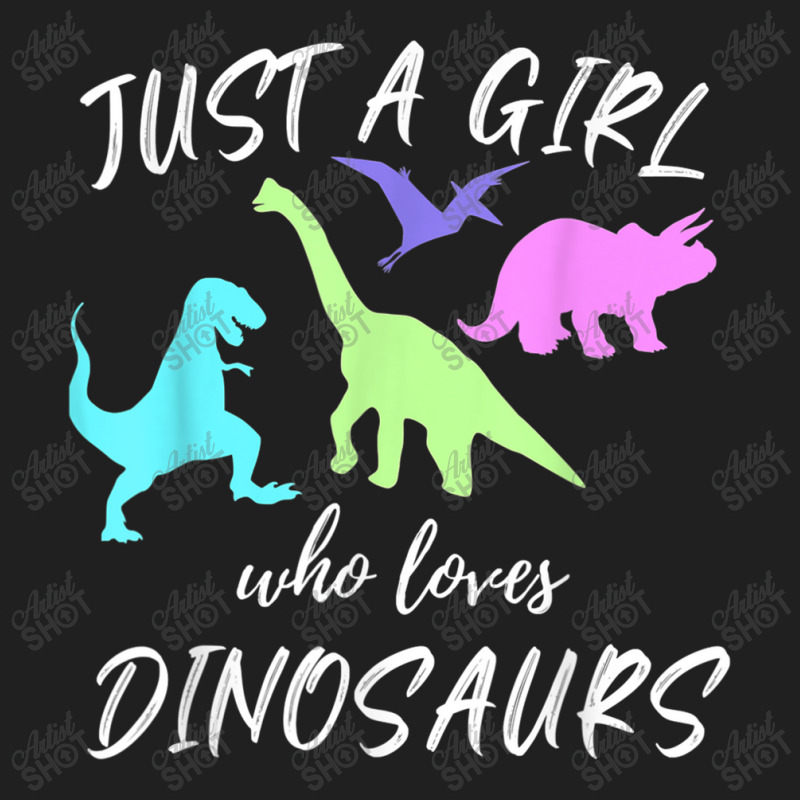 Just A Girl Who Loves Dinosaurs Dinosaur Theme Ladies Polo Shirt by Juan-Design | Artistshot