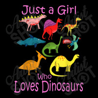 Just A Girl Who Loves Dinosaurs   Kids Dinosaur Long Sleeve Shirts | Artistshot