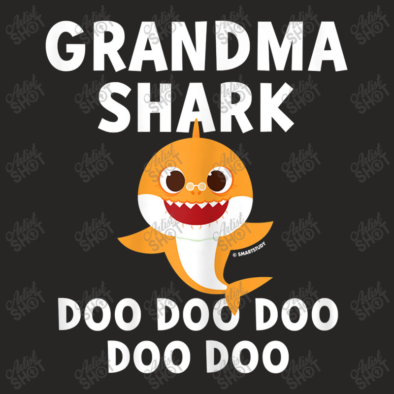 Womens Pinkfong Grandma Shark Official Video Games Character Ladies Fitted T-Shirt by FrederickDesign | Artistshot