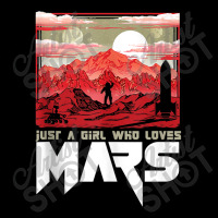 Just A Girl Who Loves Mars Vintage Martian Exploration Space V-neck Tee | Artistshot