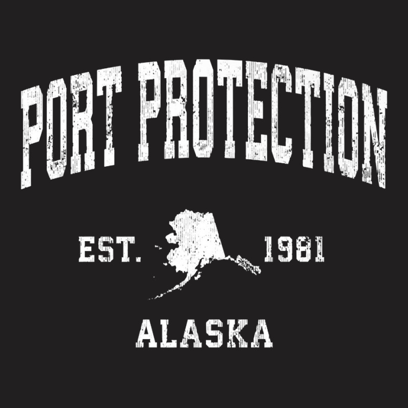 Port Protection Alaska Ak Vintage Athletic Sports Design Premium T Shi T-shirt | Artistshot