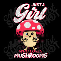 Just A Girl Who Loves Mushrooms Mycologists Mushroom Lovers Adjustable Cap | Artistshot