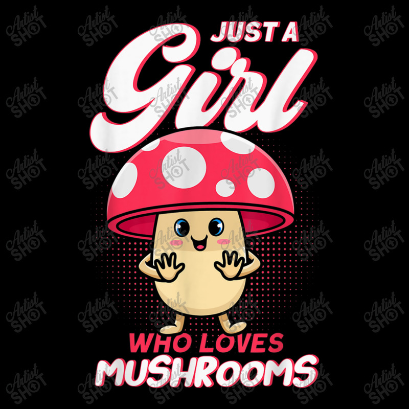 Just A Girl Who Loves Mushrooms Mycologists Mushroom Lovers Adjustable Cap by LaytonDesign | Artistshot