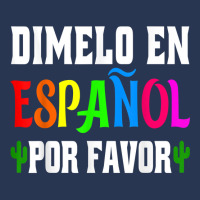 Spanish Language Bilingual Teacher Gift Dimelo En Espanol T Shirt Men Denim Jacket | Artistshot