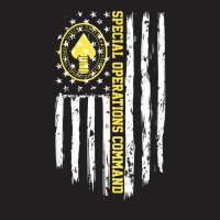 Special Operations Command (socom) American Flag T Shirt T-shirt | Artistshot