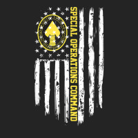 Special Operations Command (socom) American Flag T Shirt 3/4 Sleeve Shirt | Artistshot