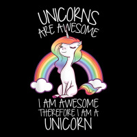 Unicorns Are Awesome Therefore I Am A Unicorn Funny T Shirt Long Sleeve Shirts | Artistshot