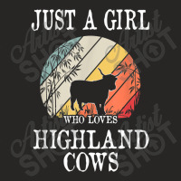 Just A Girl Who Loves Highland Cows Ladies Fitted T-shirt | Artistshot