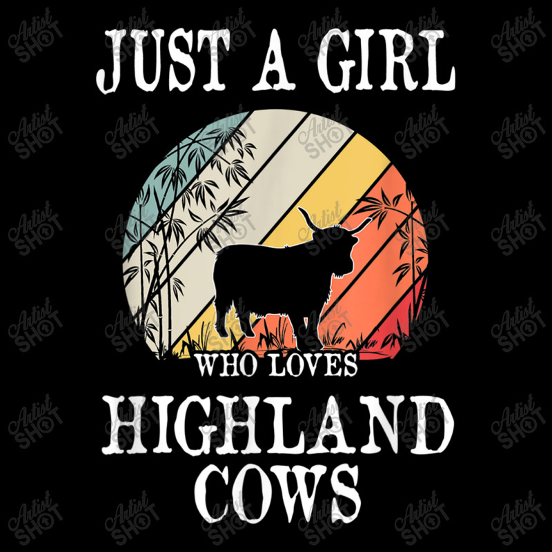 Just A Girl Who Loves Highland Cows Maternity Scoop Neck T-shirt by Juan-Design | Artistshot