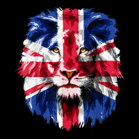 Union Jack Uk Flag Lion Face Great Britain Union Jack Flag T Shirt Pocket T-shirt | Artistshot