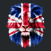 Union Jack Uk Flag Lion Face Great Britain Union Jack Flag T Shirt Crewneck Sweatshirt | Artistshot