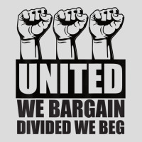 United We Bargain, Divided We Beg   Labor Union Protest T Shirt Men's Polo Shirt | Artistshot